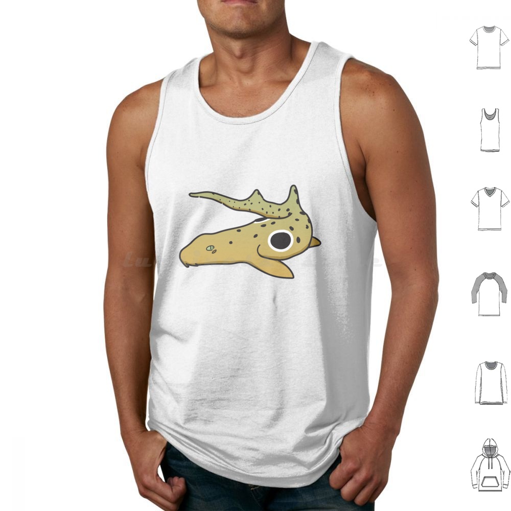 Aquarium Fish Drawing - Epaulette Shark Drawing Tank Tops Print