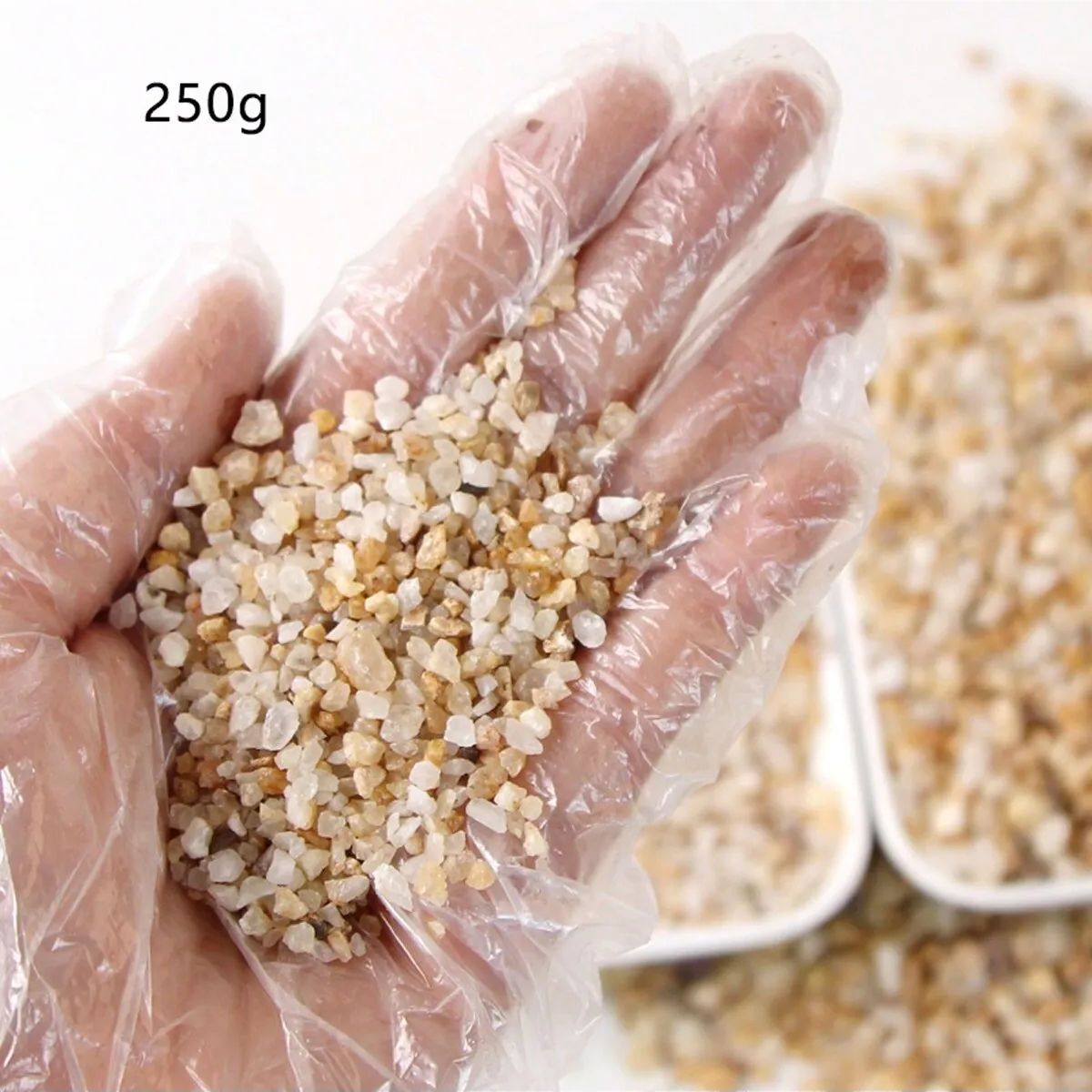 1pc-250g Natural Crystals Grav - Aquarium Fish Pot 评论和价格