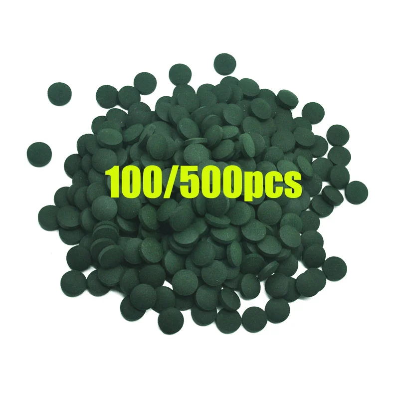 100pcs High Purity Spirulina T - Aquarium Fish Holiday Food 评论和价格