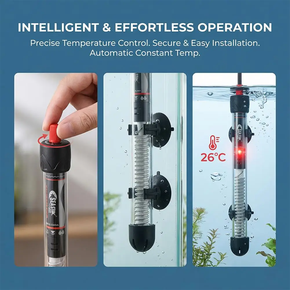 Adjustable Aquarium Heater 25W - Aquarium Fish Cold Water 评论和价格