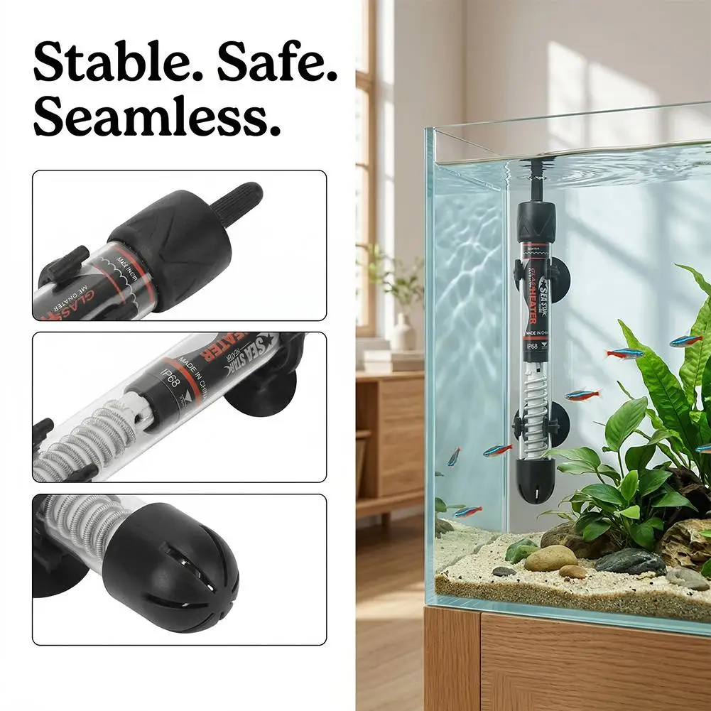Adjustable Aquarium Heater 25W - Aquarium Fish Cold Water 评论和价格