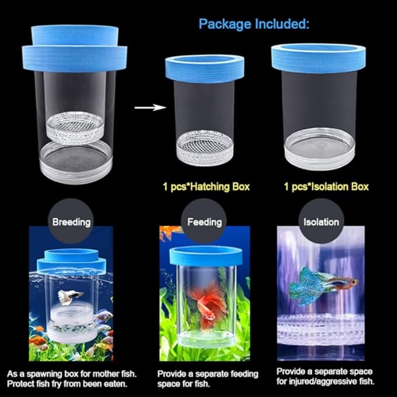Floating Fish Breeding Isolati - Aquarium Fish Betta 评论和价格