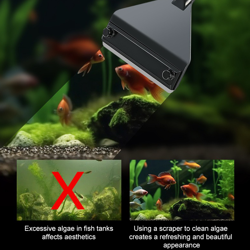 Aquarium Algae Remover Aluminu - Algae Scraper Blade 评论和价格