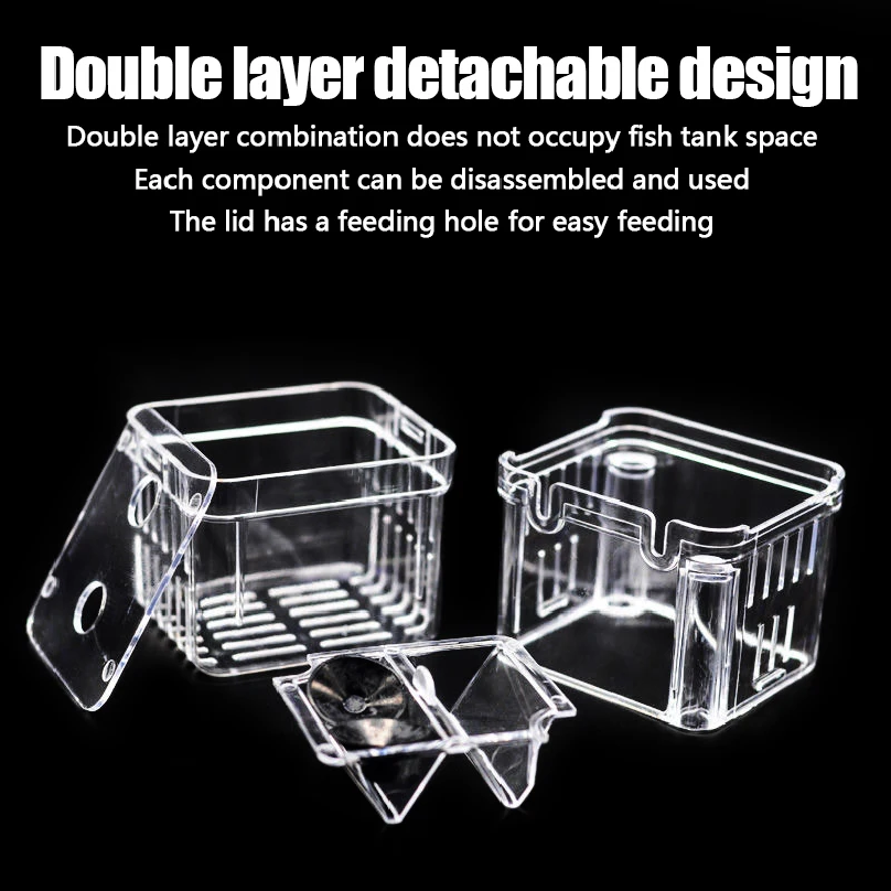 1PC Aquarium Fish Breeder Box  - Aquarium Fish Betta 评论和价格