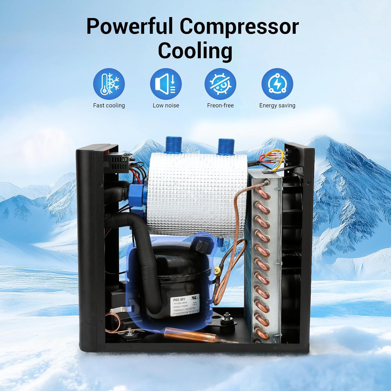 Aquarium Chiller 79 gal 1/3 HP - Aquarium Fish Cold Water 评论和价格