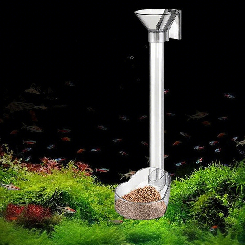 Acrylic Aquarium Fish Feeder T - Aquarium Fish Holiday Food 评论和价格
