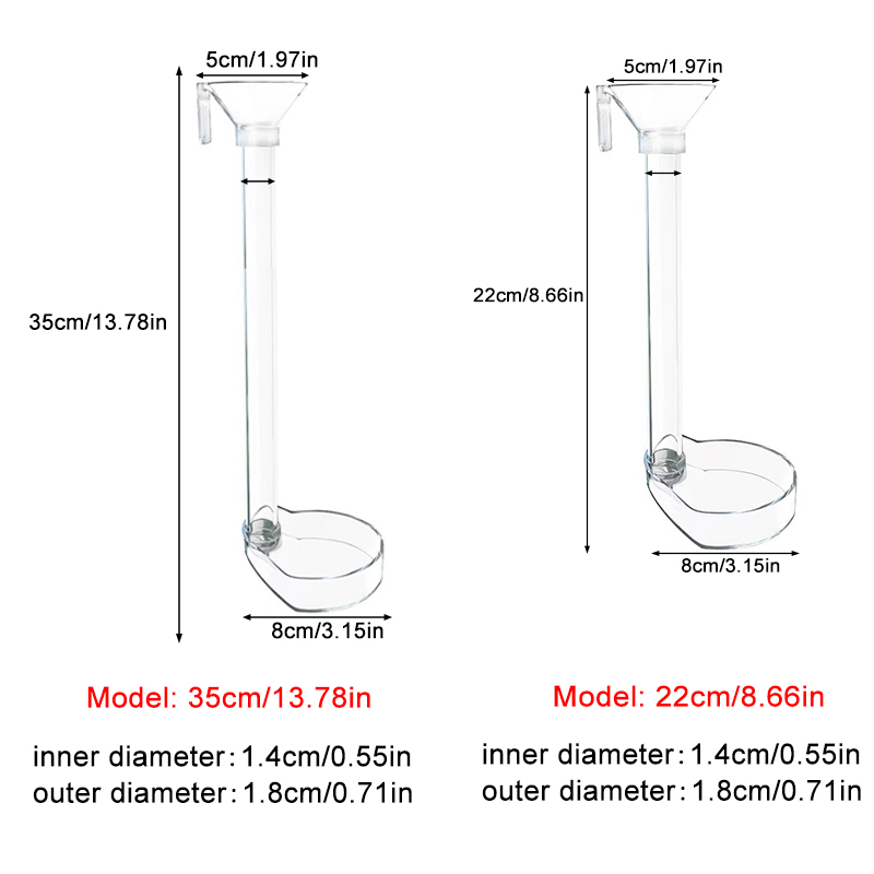 Acrylic Aquarium Fish Feeder T - Aquarium Fish Holiday Food 评论和价格