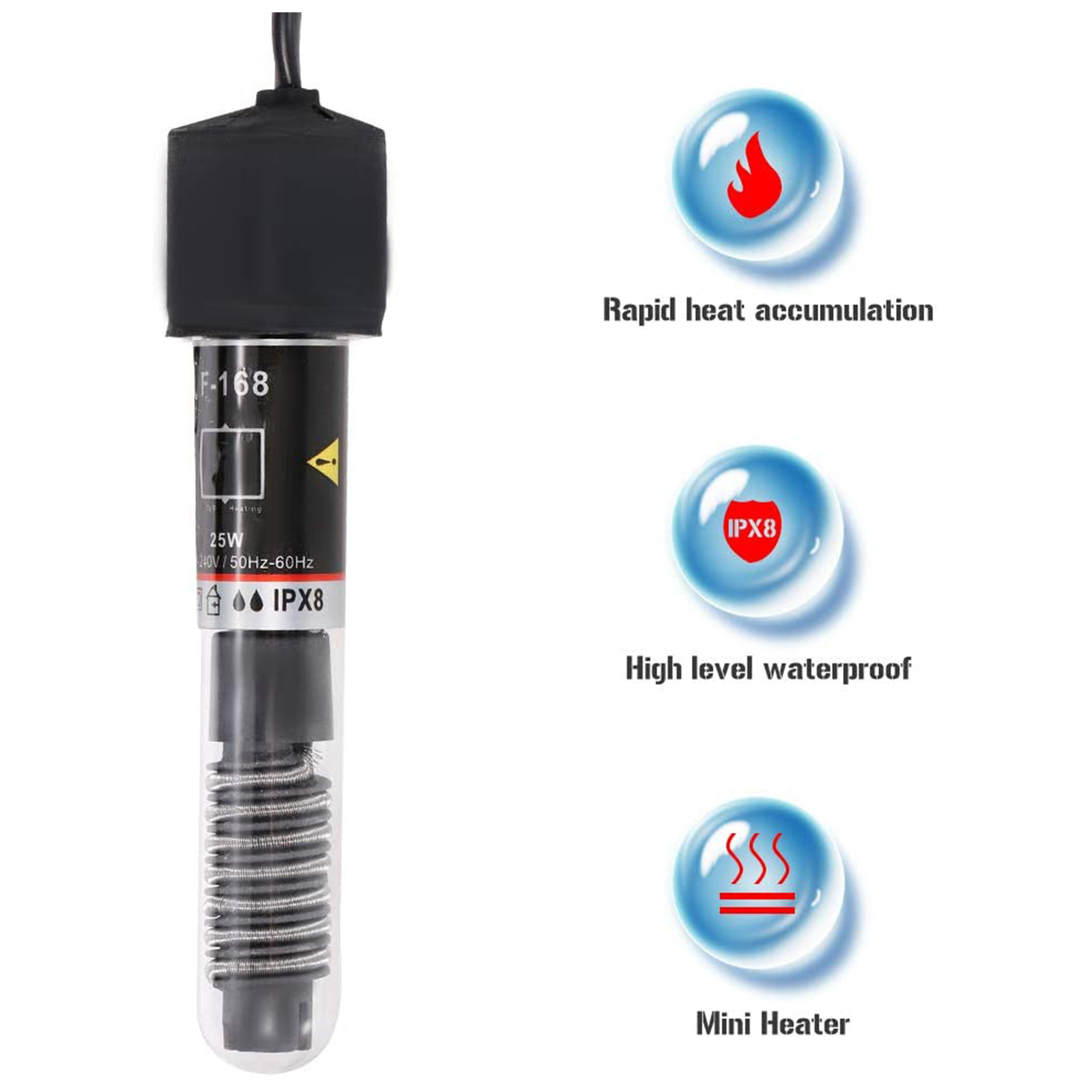 Mini Aquarium Heater Submersib - Aquarium Fish Cold Water 评论和价格
