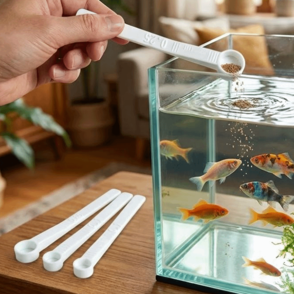 3Pcs Multi-size Fish Food Meas - Aquarium Fish Holiday Food 评论和价格