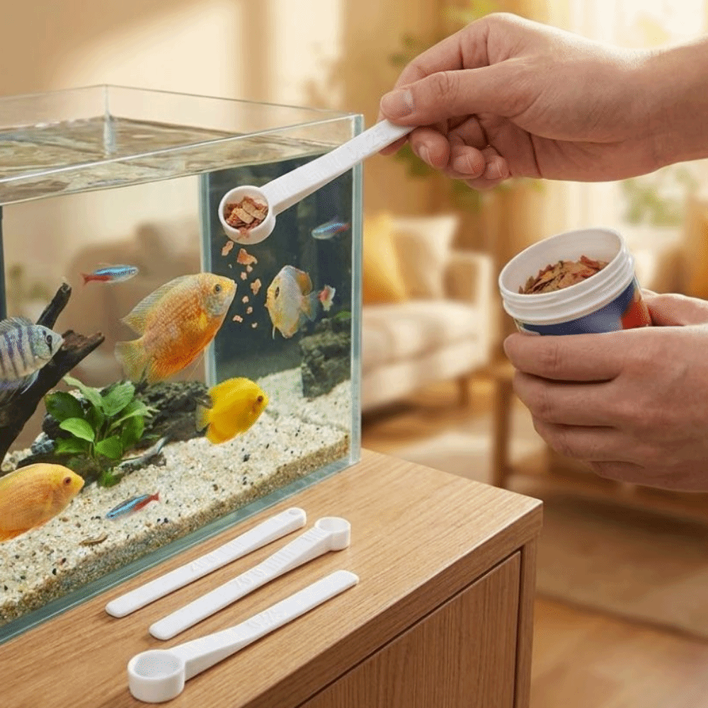 3Pcs Multi-size Fish Food Meas - Aquarium Fish Holiday Food 评论和价格