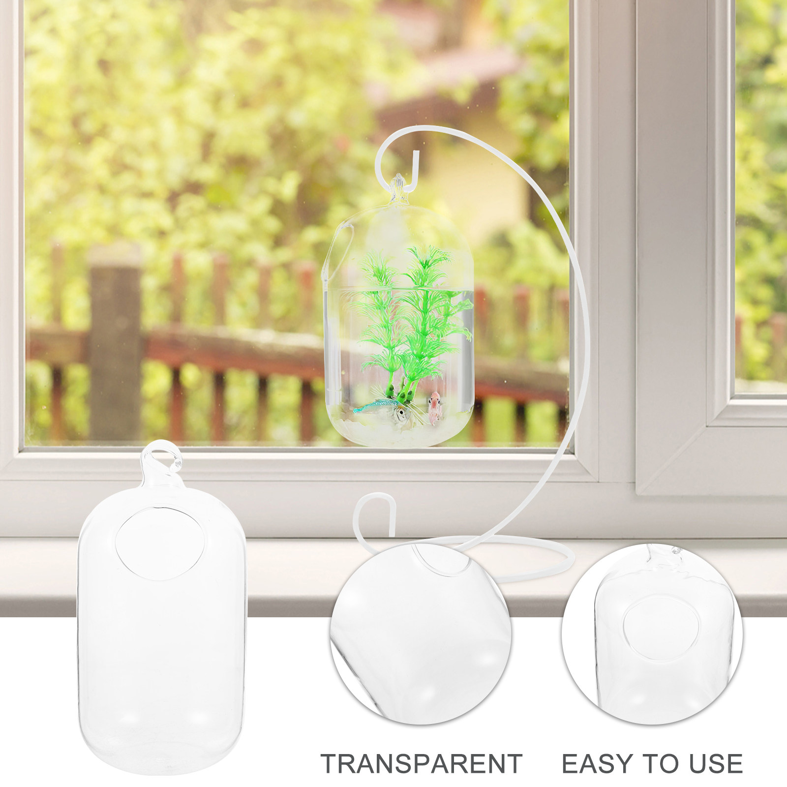 Premium Transparent Glass Fish - Aquarium Fish Betta 评论和价格