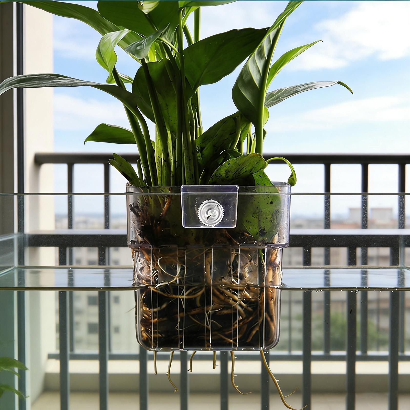 Aquarium Transparent Hanger Po - Aquarium Fish Pot 评论和价格