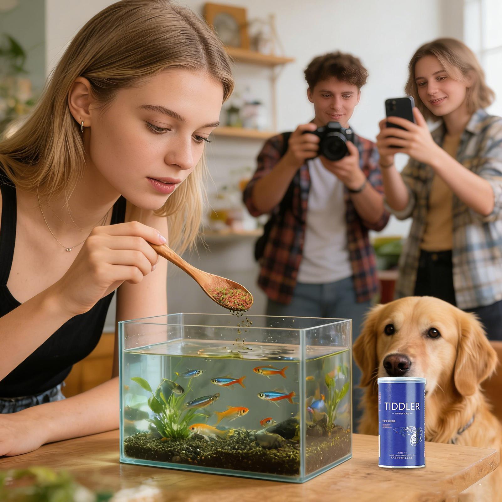 Fish Food Aquarium Feed Small  - Aquarium Fish Betta 评论和价格