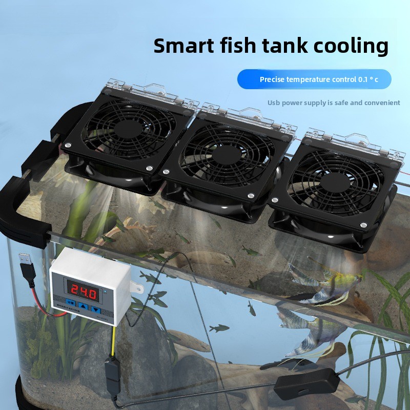 USB Smart Silent Cooling Fan A - Aquarium Fish Cold Water 评论和价格
