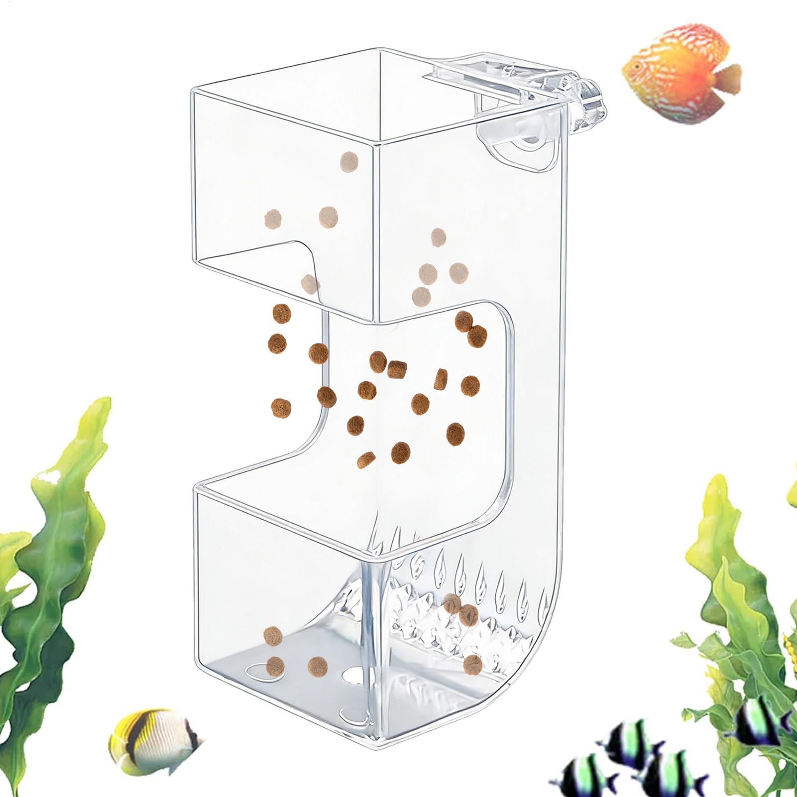 Aquarium Fish Feeder Box Trans - Aquarium Fish Holiday Food 评论和价格