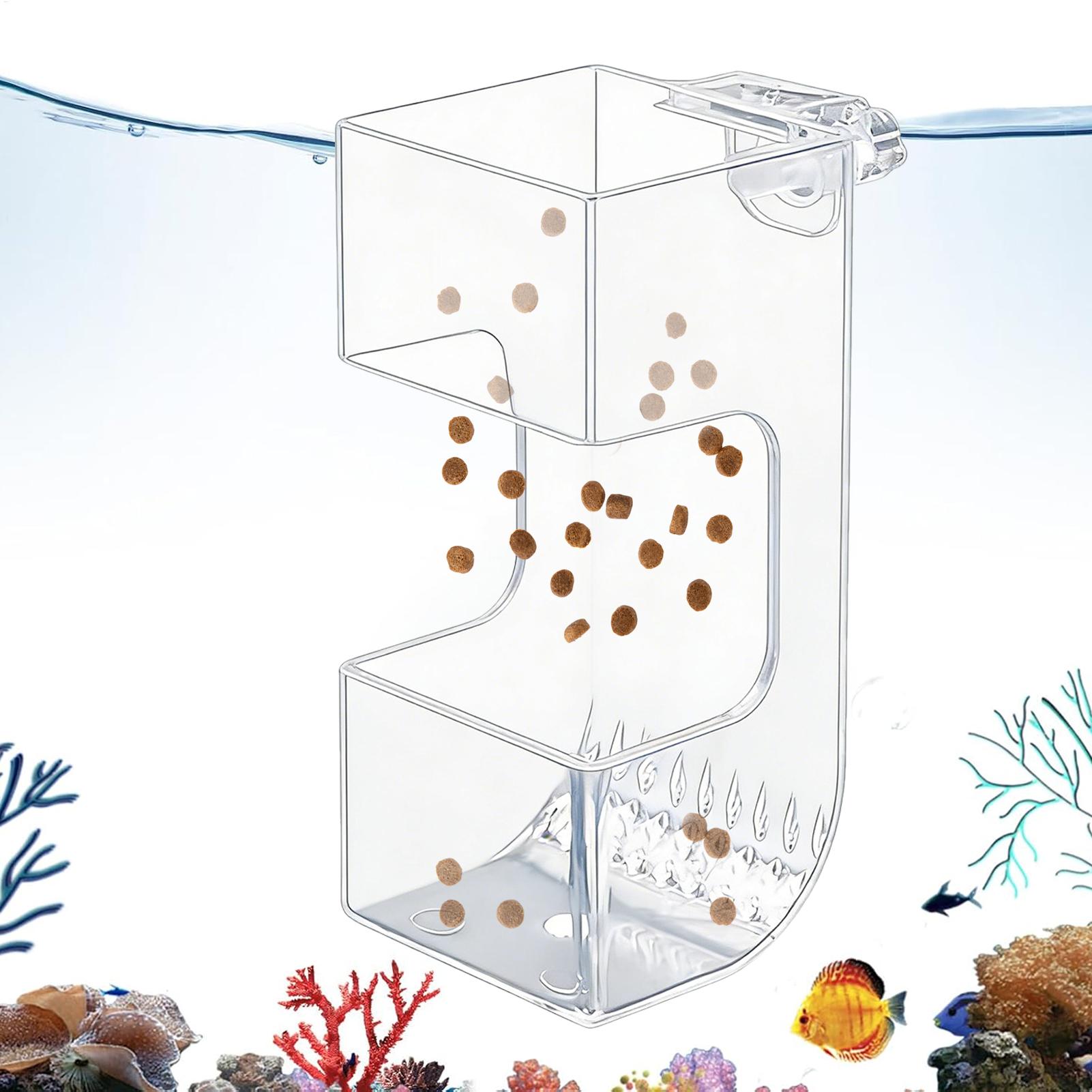 Aquarium Fish Feeder Box Trans - Aquarium Fish Holiday Food 评论和价格