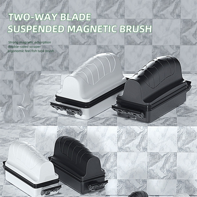 Aquarium Magnetic Brush Double - Algae Scraper Blade 评论和价格